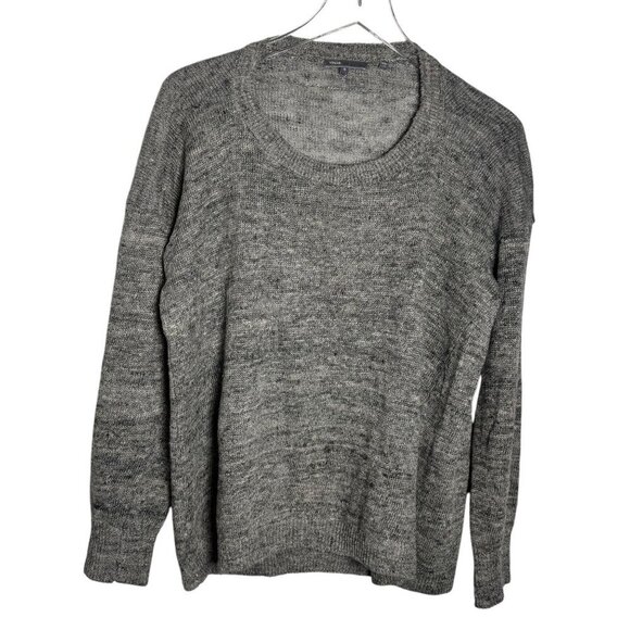 Vince. 100% linen knit sweater Top Gray size small - Picture 2 of 6